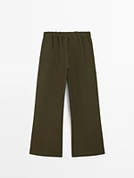 Pantalon droit 100 % lin