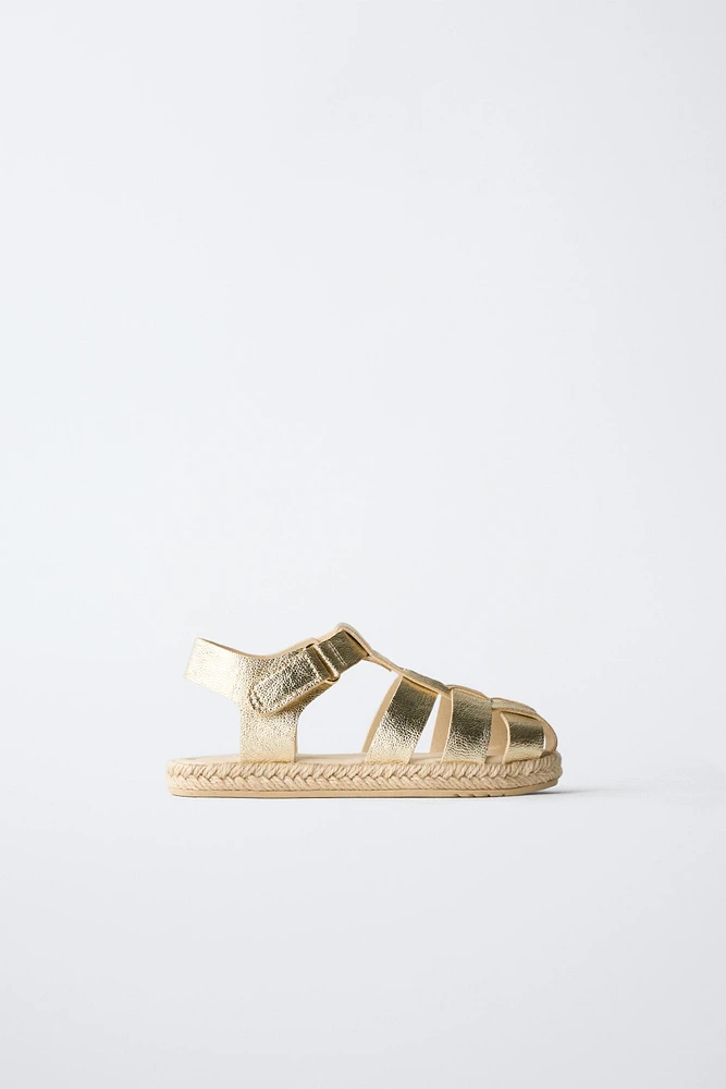 JUTE FISHERMAN SANDALS