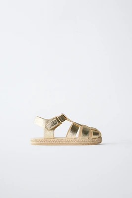 JUTE FISHERMAN SANDALS