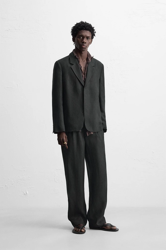 BLAZER DE COSTUME 100 % LIN