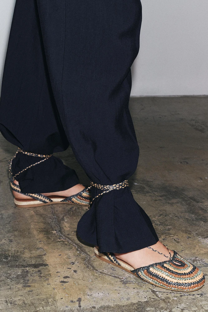 BRAIDED FLAT SHOES
