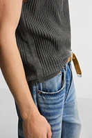 RIBBED KNIT TANK