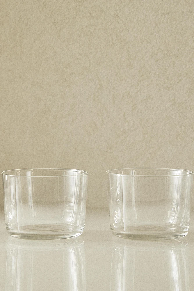 LOT VERRES RECYCLABLES BAS (LOT DE 4)