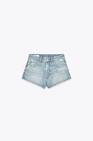 SHORT MINI EN JEAN TRF TAILLE NORMALE