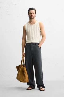 JACQUARD STRIPE TANK TOP