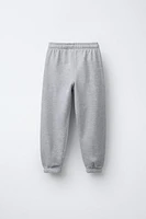EMBROIDERED TEXT JOGGER PANTS