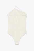 MAILLOT DE BAIN UNI ASYMÉTRIQUE