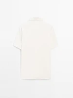 100% cotton short sleeve polo shirt