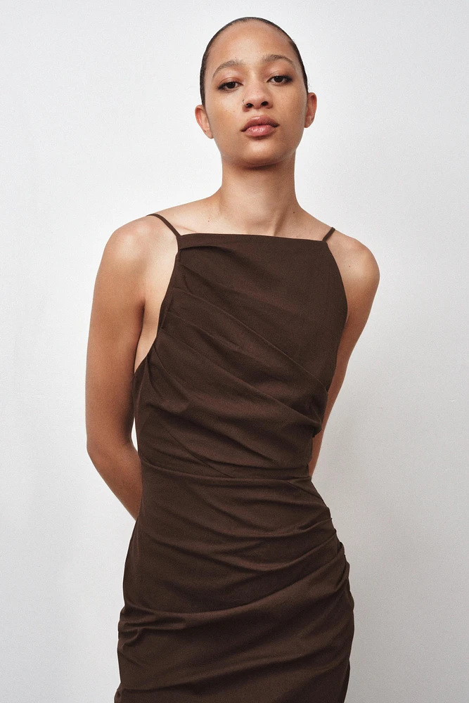 ROBE MI-LONGUE DRAPÉE ZW COLLECTION