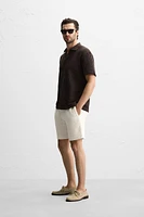 BERMUDA JOGGER STRUCTURÉ