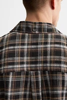 RELAXED FIT PLAID SHIRT