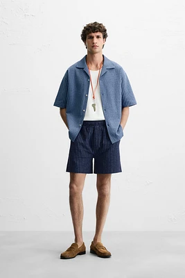 BERMUDA RELAXED FIT SEERSUCKER