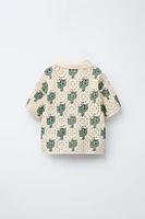 CHEMISE EN MAILLE CROCHET CACTUS