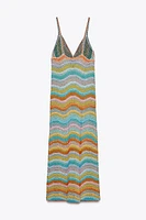 STRAPPY KNIT DRESS