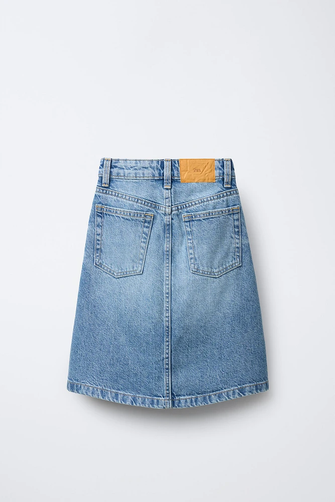 DENIM MIDI SKIRT