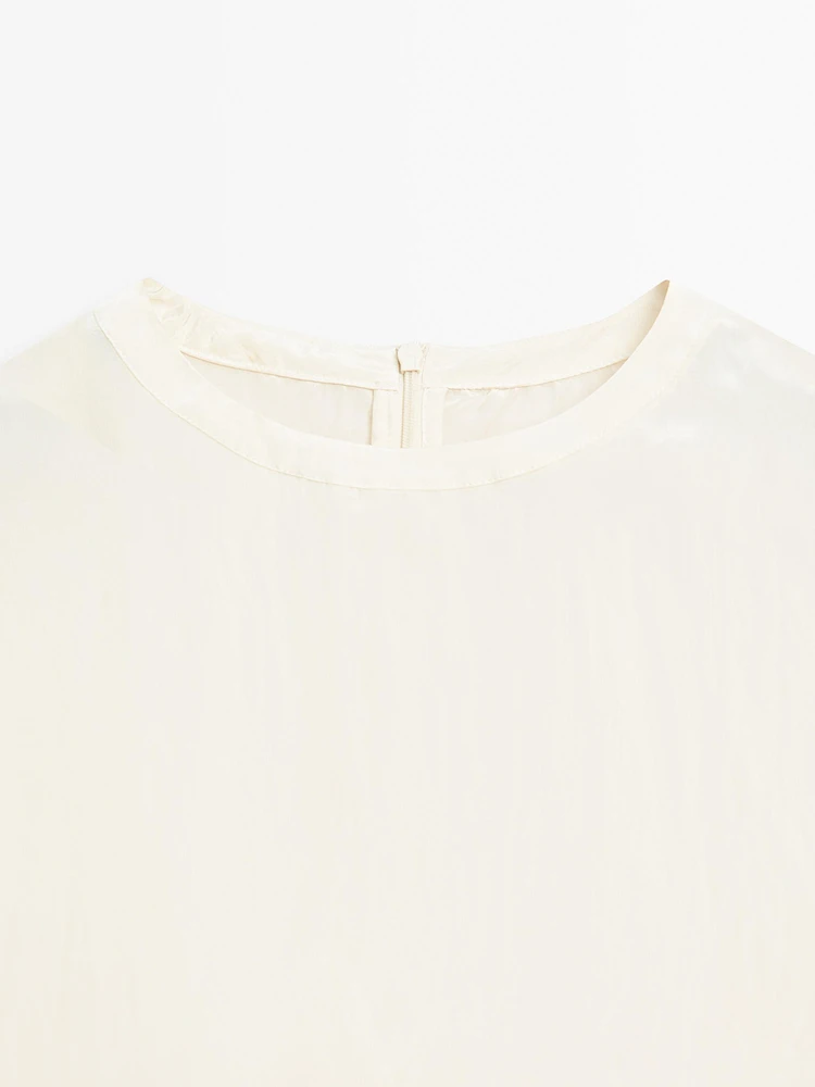 Short sleeve organza T-shirt - Limited Edition