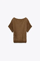 CROCHET KNIT TOP
