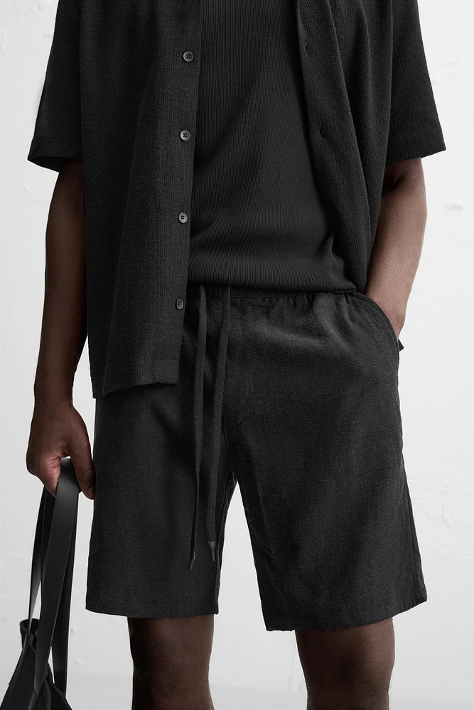 LINEN - VISCOSE SHORTS