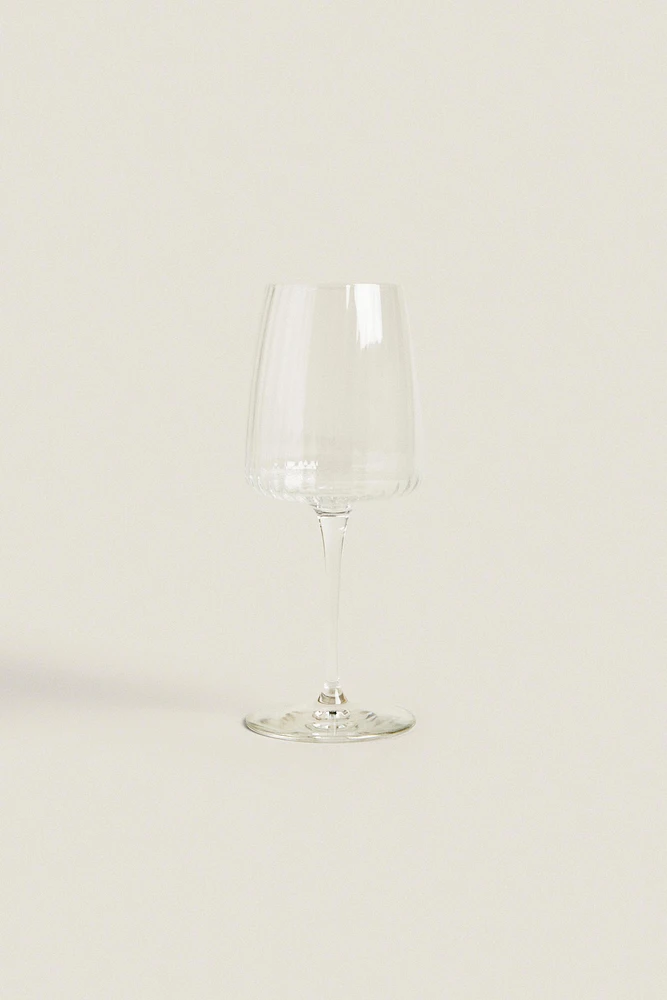 VERRE À VIN RECYCLABLE LIGNES