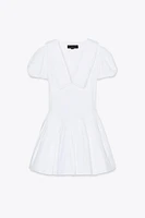 PETER PAN COLLAR POPLIN DRESS