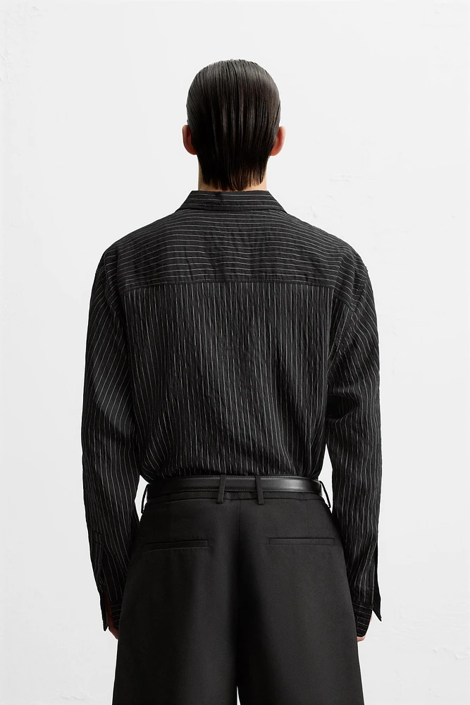 CHEMISE FLUIDE À RAYURES