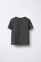 PRINTED WASHED EFFECT T-SHIRT