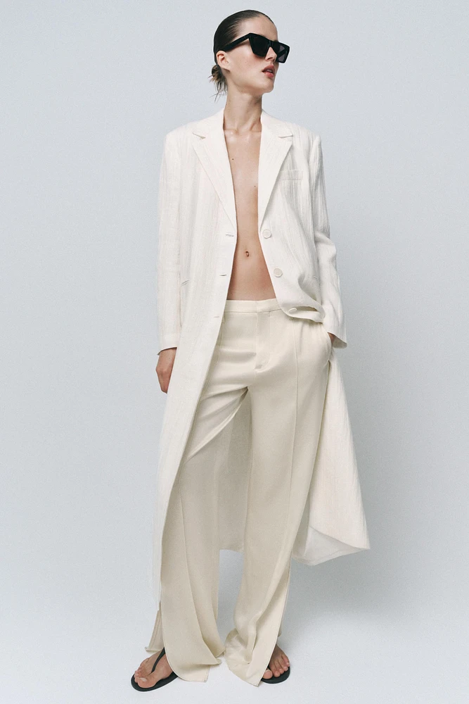 ZW COLLECTION LINEN FROCK COAT