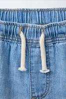 BERMUDA EN DENIM FLUIDE