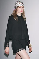 ZW COLLECTION CROCHET SHIRT