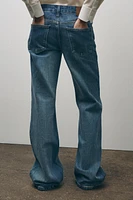 ZW COLLECTION LOW-RISE BOOTCUT FULL-LENGTH JEANS