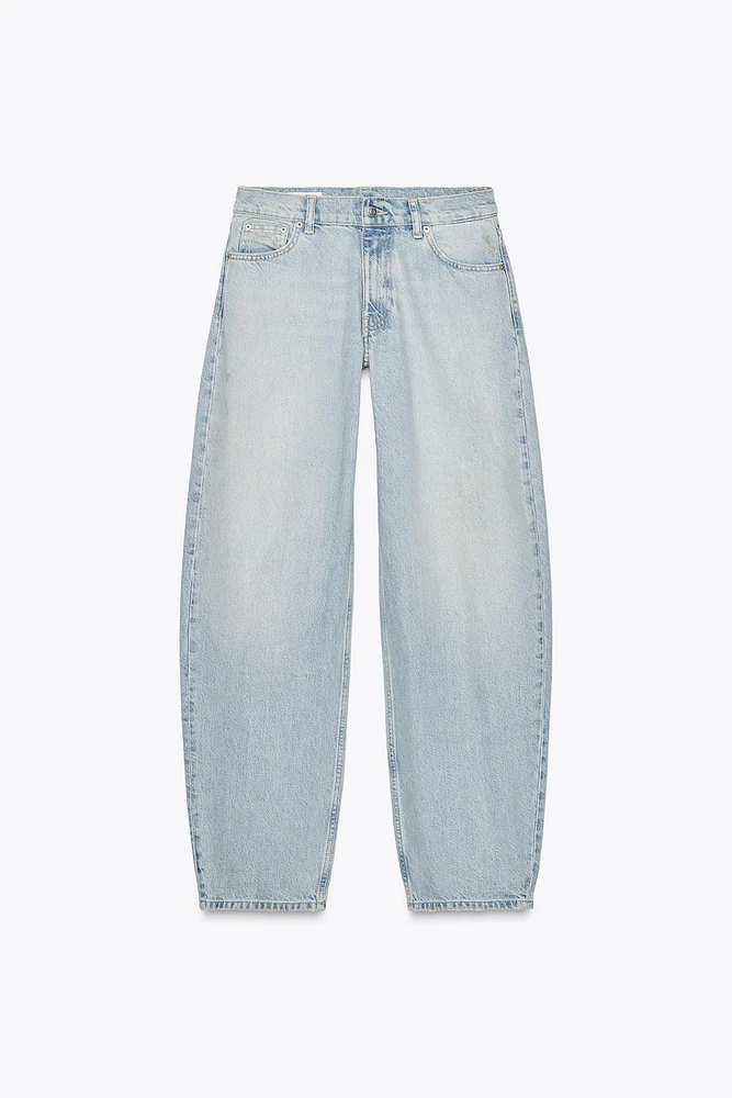 MINI BALLOON MID-RISE TRF JEANS