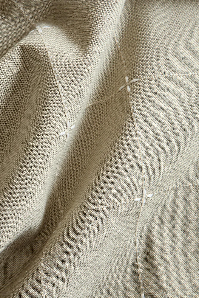 NAPPE QUADRILLÉE FIL TEINTÉ