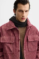 STRIPED JACQUARD JACKET