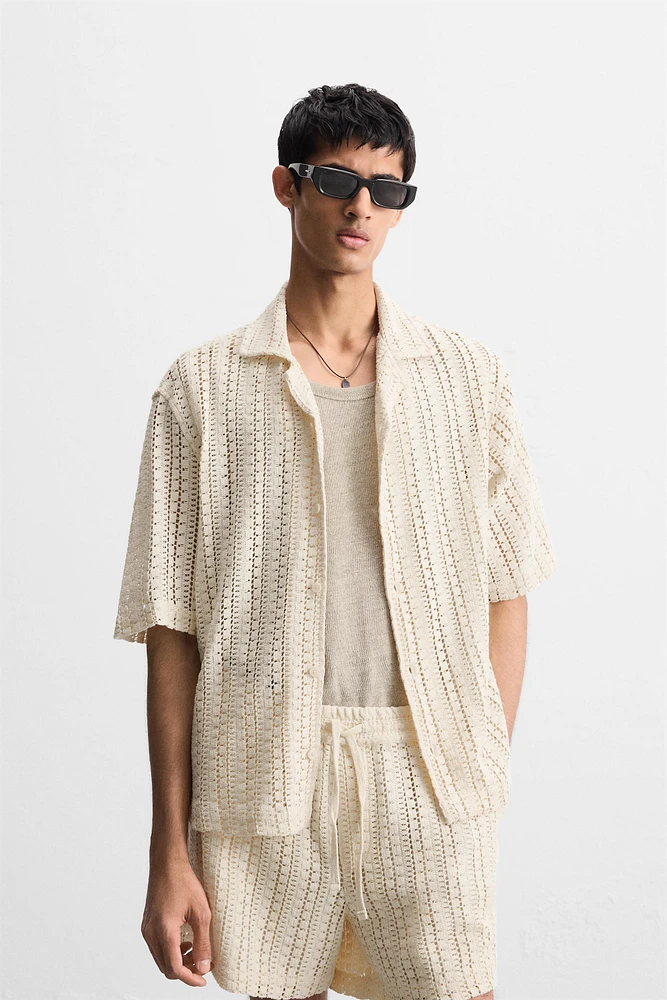 CHEMISE STRUCTURE CROCHET