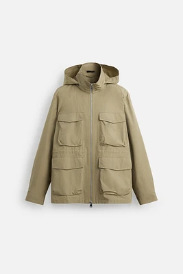 TECHNICAL PARKA WITH POCKETS