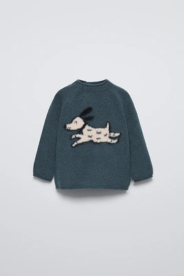 KNIT DOG SWEATER