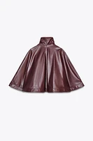 ZW COLLECTION LIMITED EDITION 100% LEATHER CAPE