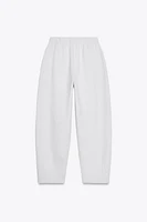 PANTALON COCOON INTERLOCK