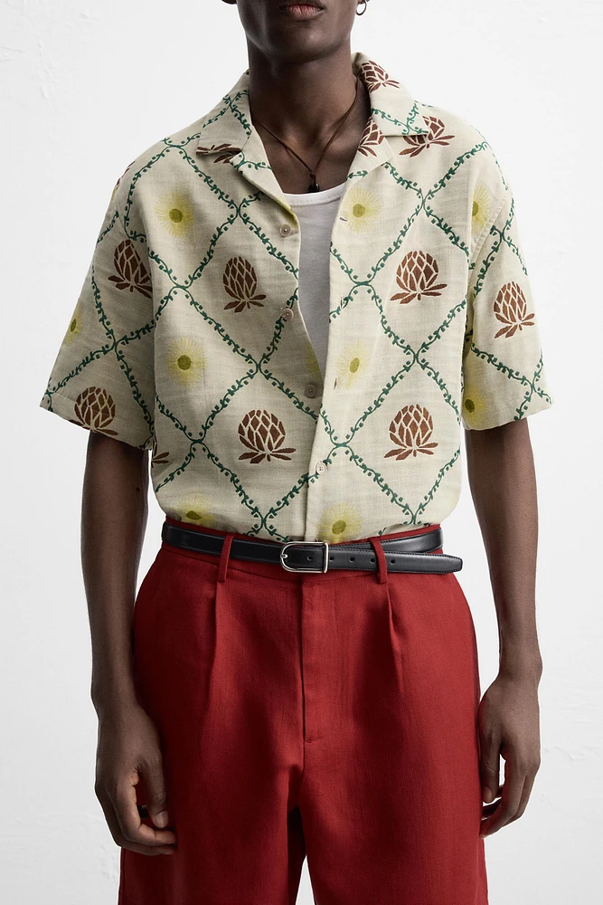 CHEMISE JACQUARD LOSANGES