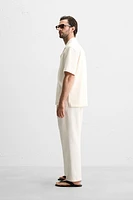 TEXTURED REGULAR FIT PANTS