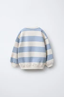 STRIPED MINNIE MOUSE © DISNEY EMBROIDERED SWEATSHIRT