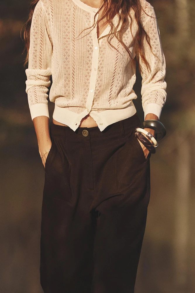 LINEN JOGGER PANTS