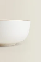 RIMMED BONE CHINA BOWL