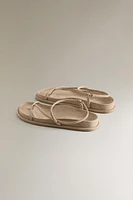 SANDALES CUIR BRIDES