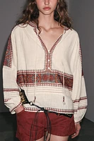 EMBROIDERED BLOUSE ZW COLLECTION
