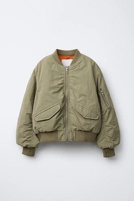 BLOUSON BOMBER EN NYLON