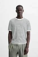 FLOWY KNIT T-SHIRT