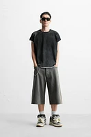 WASHED KNIT T-SHIRT