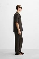 CHEMISE 100 % LIN À POCHES