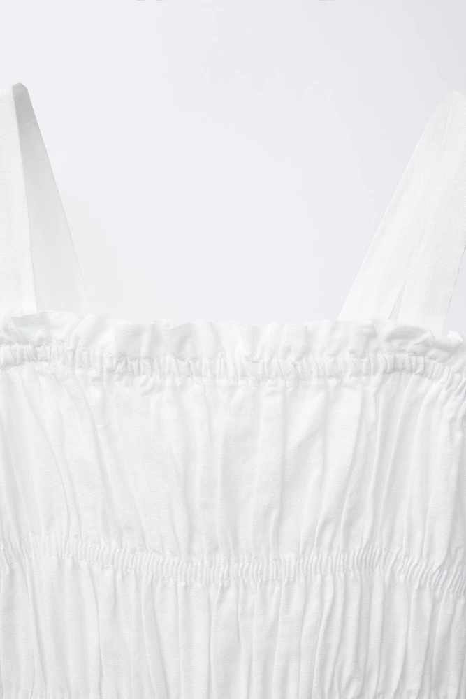 COMBINAISON LONGUE LACETS AVEC LIN